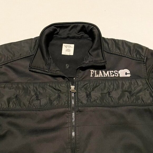 Viral NHL Calgary Flames Boys XL Fleece Lined Jacket Hockey - Picture 2 of 16